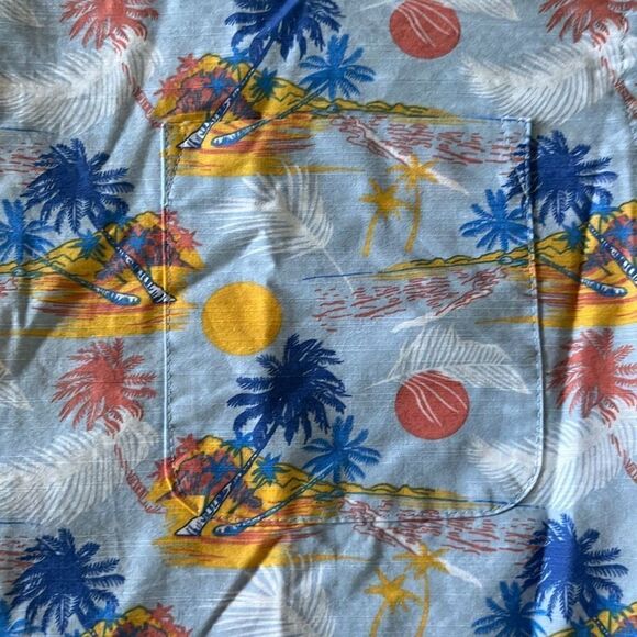 Johnnie-O Hangout Short Sleeve Island Vibe Button Up Sz. M - Picture 5 of 8